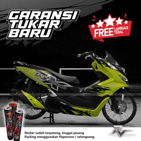 Jual P Stiker Sticker Decal Motor Pcx New Pcx Pcx