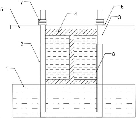 一种高层建筑卸料平台无粘结可卸式预埋件及其建造工艺的制作方法