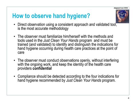 Ppt Hand Hygiene Observation And Analysis Powerpoint Presentation