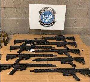 US CBP officers seized cache of weapons headed for Mexico - Border ...