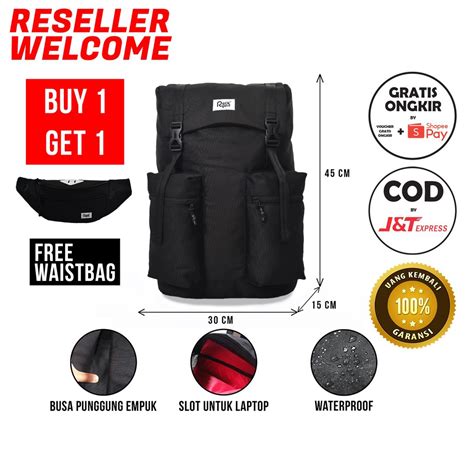 Jual Tr 01 Tas Ransel Backpack Rockryder Gendong Distro Bagpack Pria