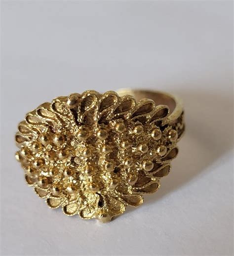 18 Kt Yellow Gold Ring Catawiki