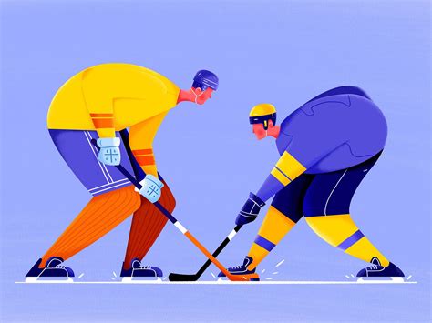 Ice Hockey | Character illustration, Ice hockey, Hockey