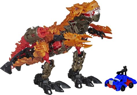 Transformers Age of Extinction Construct-Bots Dinofire Grimlock and ...