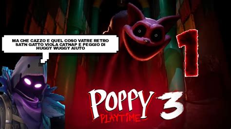 REAGISCO A POPPY PLAYTIME CHAPTER 3 CATNAP VUOLE FARMI DORMIRE EPISODIO