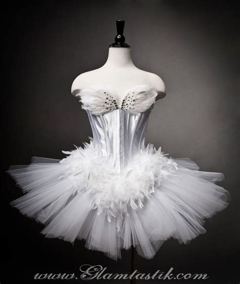 Custom Size White Swan Ballet Costume Burlesque Tutu Etsy In 2021