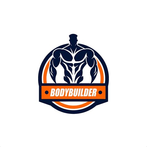 Body Builder Sports Mascot Logo 49128017 Vector Art At Vecteezy