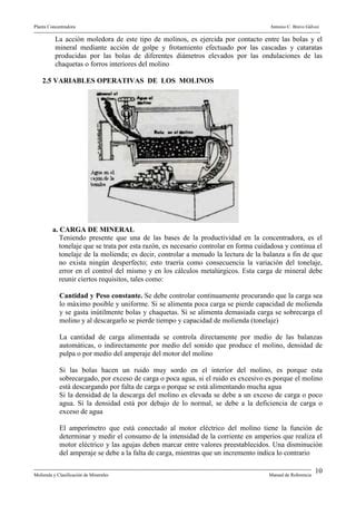 Manual Molienda Y Clasificacion Minerales Pdf