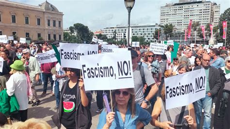 Manifestaciones En Madrid Contra Milei Y La Cumbre Del Fascismo