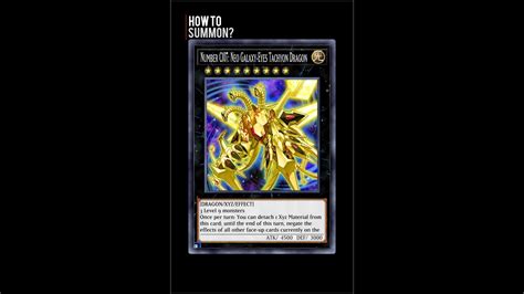 Yugioh Duel Links How To Summon Number C Neo Galaxy Eyes Tachyon