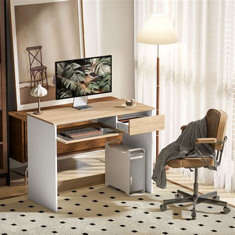 office furniture storage compact computer table  keyboard tray
