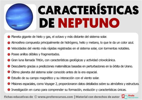 Caracter Sticas De Neptuno