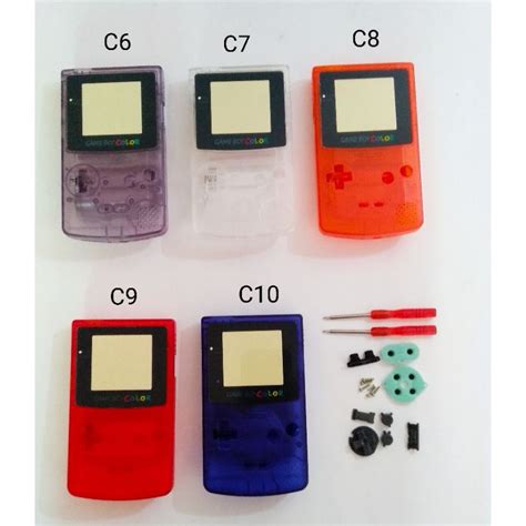 Carca A Game Boy Color Chaves X E Y E Borrachas Condutoras Shopee