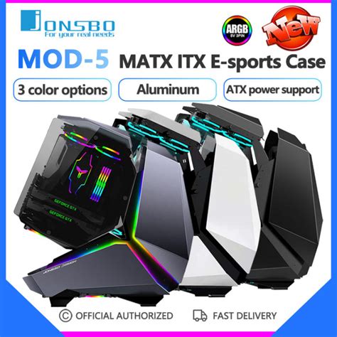 Jonsbo MOD 5 E Sports Case ATX MATX ITX Special Shaped Glass Game Water