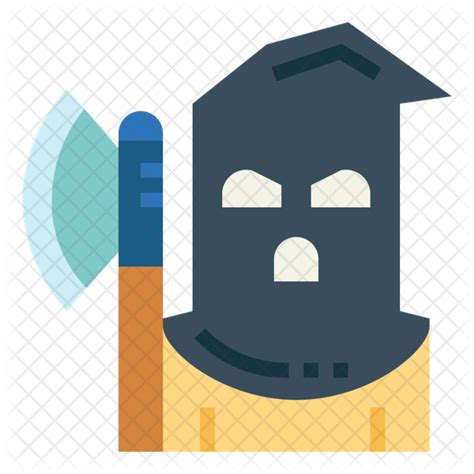 executioner icon   flat style