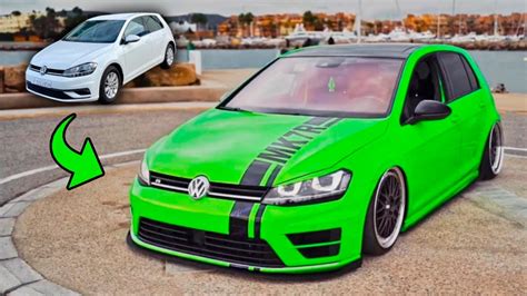 TRANSFORMACION Completa GOLF MK7 R En 10 MINUTOS YouTube