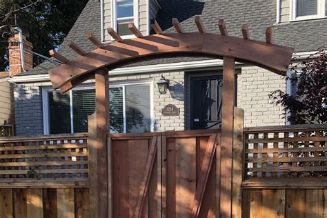 Pergolas Redwood Fences Gates