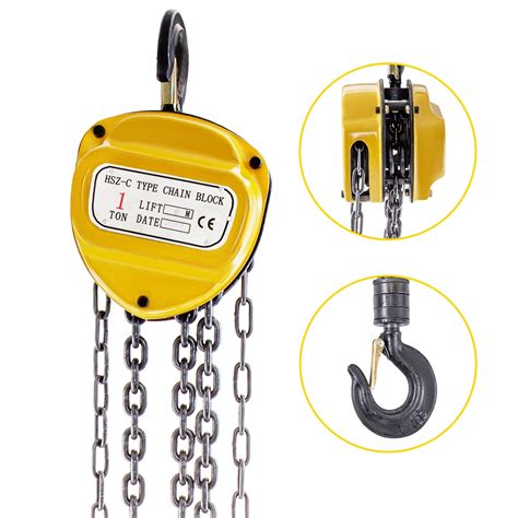 Vevor Chain Hoist Lbs Ton Chain Block Hoist Manual Chain Hoist M