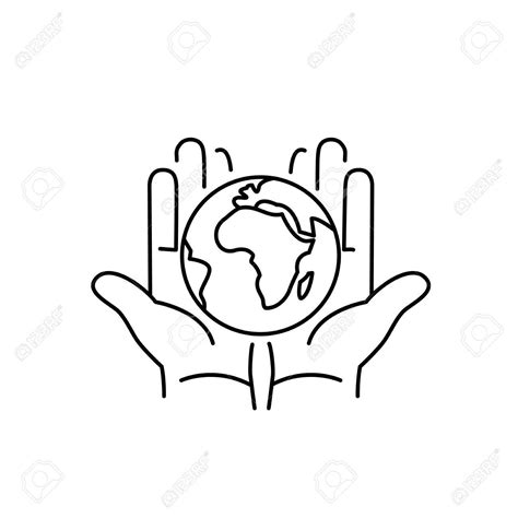 Hands Holding Globe Logo - LogoDix