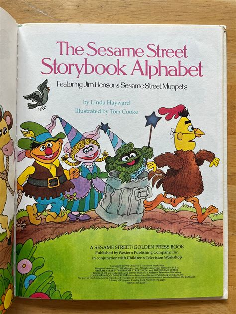 The Sesame Street Storybook Alphabet hardcover - Etsy