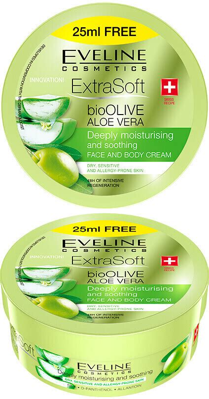 Eveline Extra Soft BioOlive Aloe Vera Face Body Cream 175ml Ab 3 33