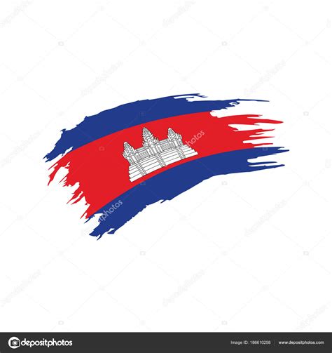 Cambodia flag, vector illustration Stock Vector Image by ©artbutenkov ...