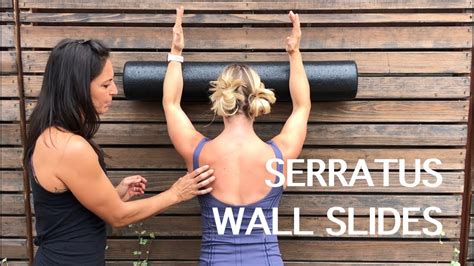 Strengthening Serratus Wall Slides Youtube