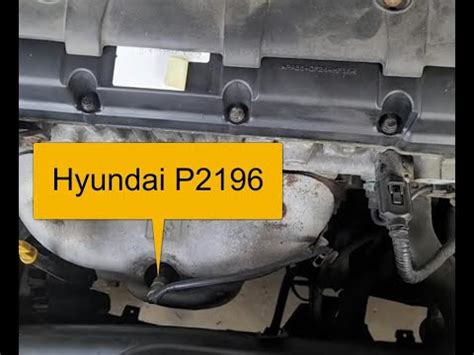 Hyundai P Ho S Signal Stuck Rich Bank Sensor Youtube