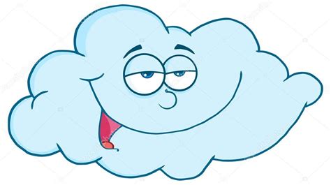 Cloud Cartoon Character