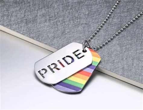 Aliexpress Buy Titanium Steel Gay Lovers LGBT Pendant Jewelry