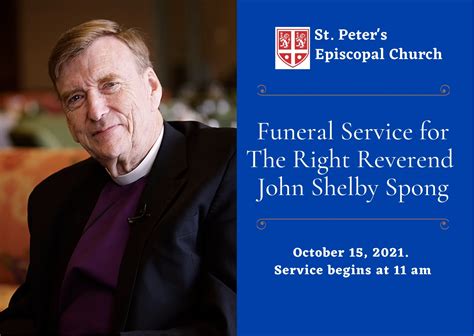 Funeral Service For The The Rt Rev John Shelby Spong On Vimeo