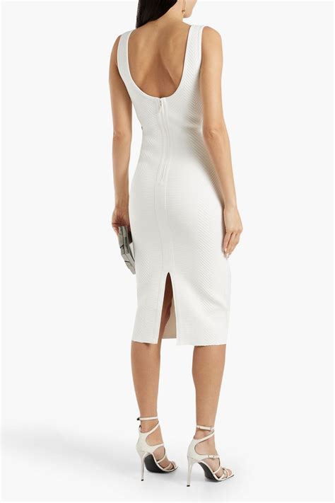 Herv L Ger Bandage Midi Dress The Outnet