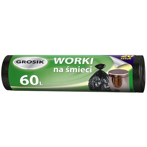 Grosik Worki Na Mieci L Czarne Szt Allegro Pl