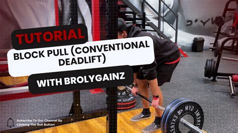 Workout Tutorial Series Block Pull Conventional Deadlift Youtube