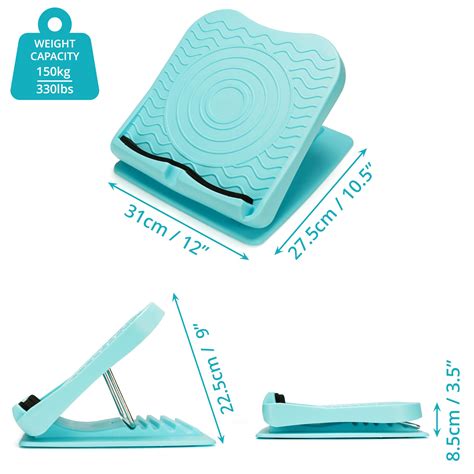 BELLE VOUS Professional Slant Board Calf Stretcher Adjustable Incline