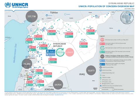 Document Unhcr Syria Population Of Concern Overview Map 31 July 2022