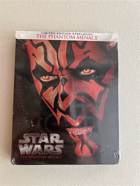 Star Wars Episode I The Phantom Menace Blu Ray Steelbook