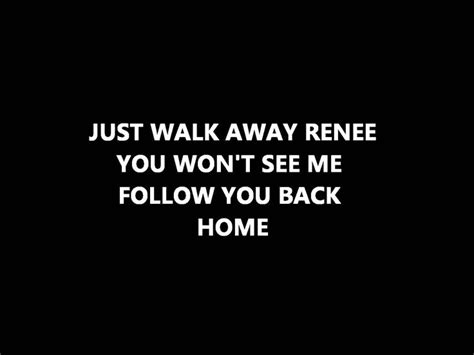 Left Banke Walk Away Renee With Lyrics Youtube 💕👻😘🦋💜 Walk Away