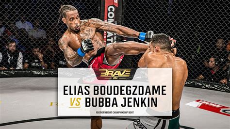 Elias Boudegzdame Vs Bubba Jenkins Free Mma Fight Brave Cf Youtube