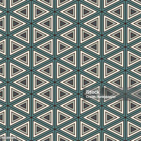 Pola Geometris Kontemporer Ornamen Segitiga Berulang Latar Belakang