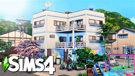 Mt Komorebi Apartments For Rent 3 Units The Sims 4 Speed Build