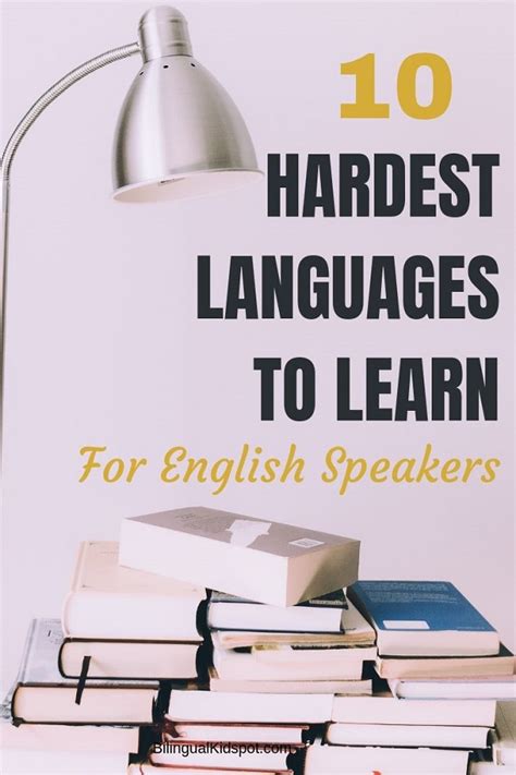 The Top 10 Hardest Languages to Learn for English Speakers