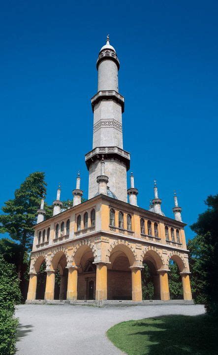 Lednice Castles Grounds With Minaret In Romantic Style South Moravia