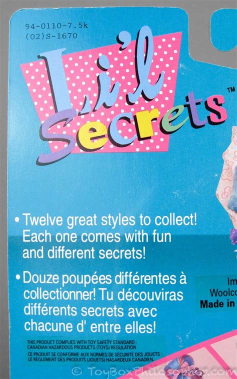 Sunday Surprise Lil Secrets By Mattel The Toy Box Philosopher