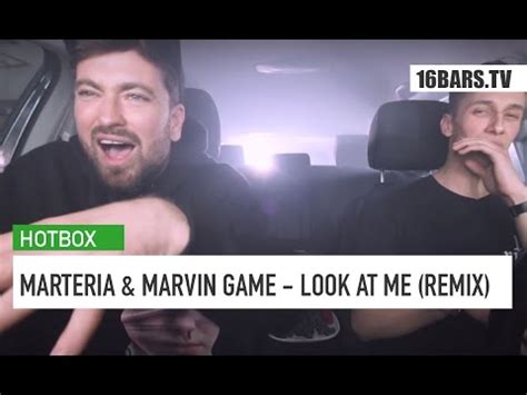 Marteria Marvin Game Look At Me Hotbox Remix Bars Tv Youtube