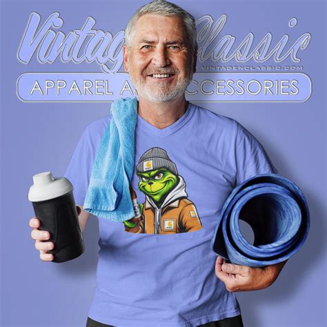 Dad Grinch Drinking Beer Busch Light Shirt Vintagenclassic Tee