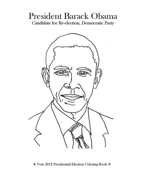 Barack Obama Coloring Pages Printable At Free