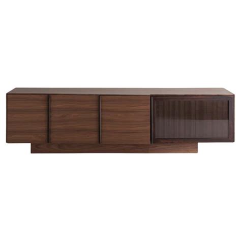 Cais Sideboard Ziricote Wood Veneer Leather Details For Sale At 1stdibs