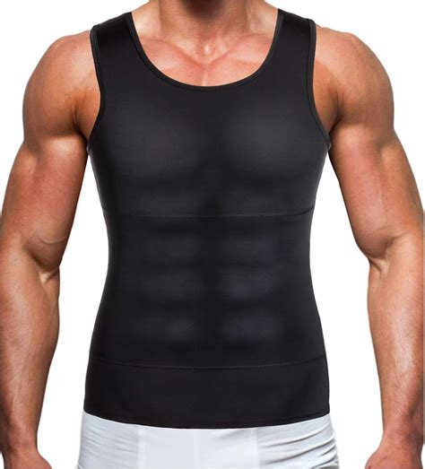 Gotoly Herren Kompressionsshirt Shapewear Figurformend Body Shaper