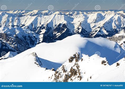 Alpine Scenery, Switzerland Stock Image - Image of frozen, snow: 34746747